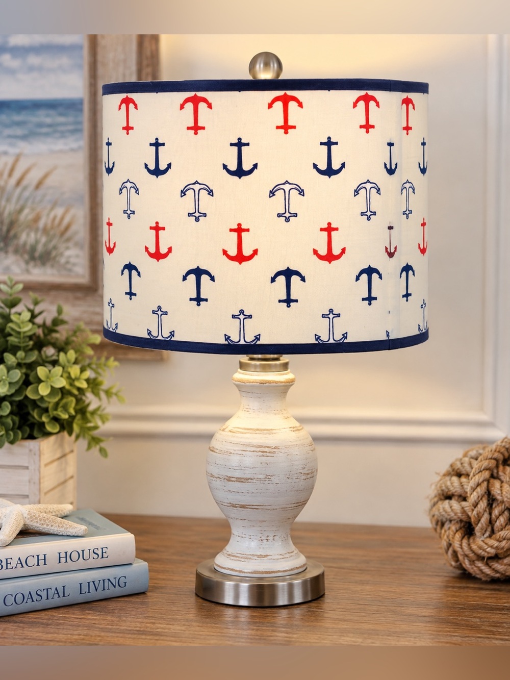 ⚓️ Pam Grace Creations Nautical Lamp Shade ⚓️